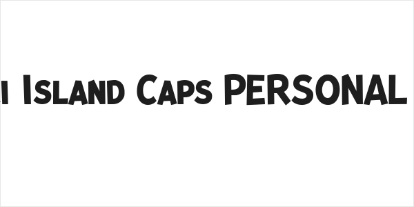 Kurri Island Caps PERSONAL Bold Logo