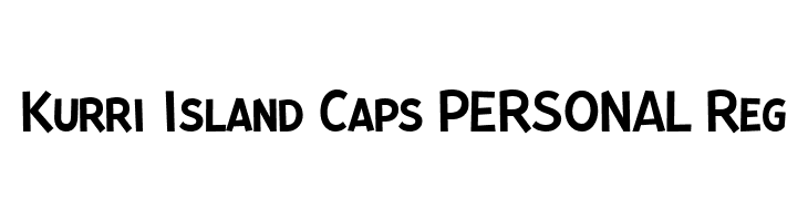 Kurri Island Caps PERSONAL Reg  フリーフォントのダウンロード