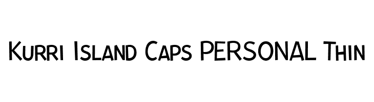Kurri Island Caps PERSONAL Thin  Fuentes Gratis Descargar