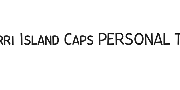 Kurri Island Caps PERSONAL Thin Logo