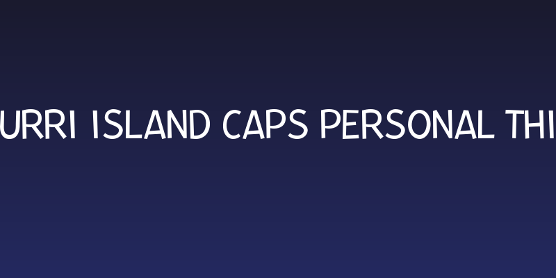 Kurri Island Caps PERSONAL Thin Social Header