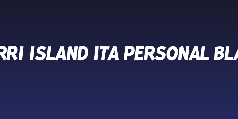 Kurri Island Ita PERSONAL Black Social Header