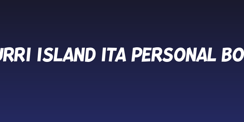 Kurri Island Ita PERSONAL Bold Social Header