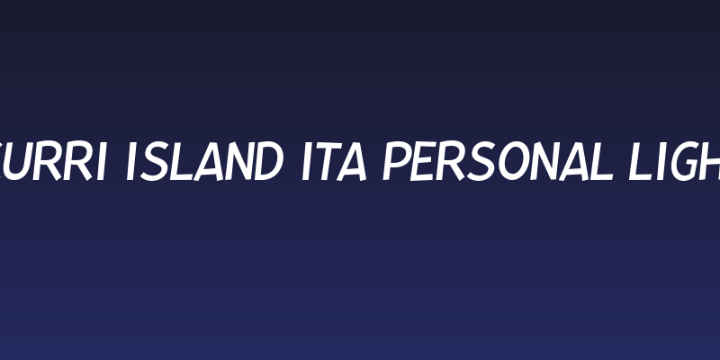 Kurri Island Ita PERSONAL Light Social Header