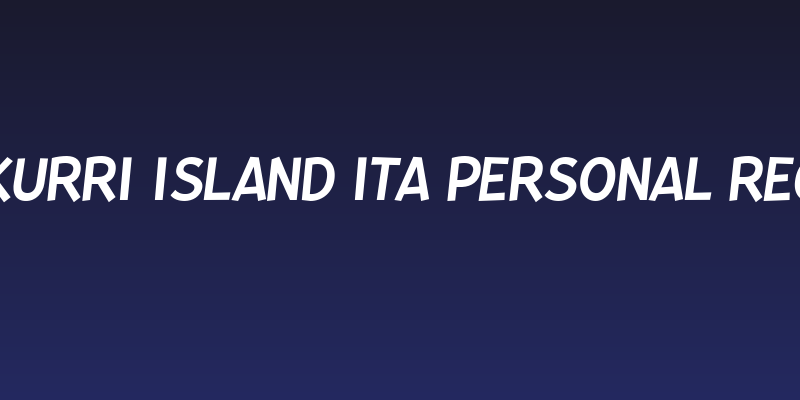 Kurri Island Ita PERSONAL Reg Social Header