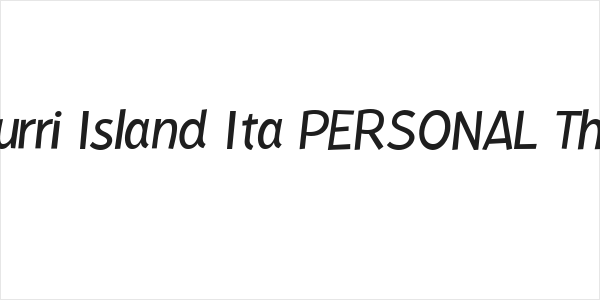 Kurri Island Ita PERSONAL Thin Logo