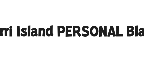 Kurri Island PERSONAL Black Logo