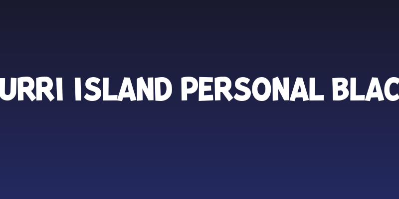 Kurri Island PERSONAL Black Social Header