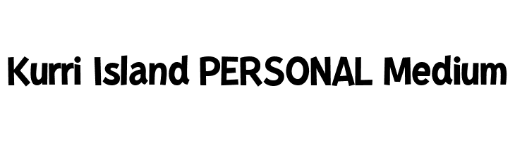 Kurri Island PERSONAL Medium  नि: शुल्क फ़ॉन्ट्स डाउनलोड