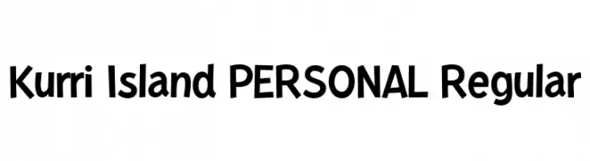 Kurri Island PERSONAL Regular  Descarca Fonturi Gratis