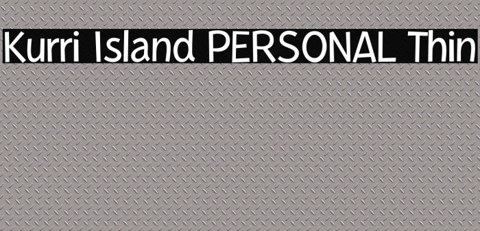 Kurri Island PERSONAL Thin Example 1