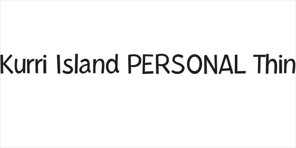 Kurri Island PERSONAL Thin Logo