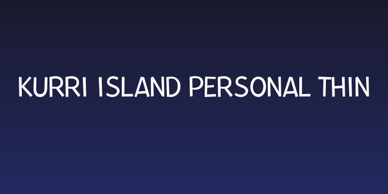 Kurri Island PERSONAL Thin Social Header