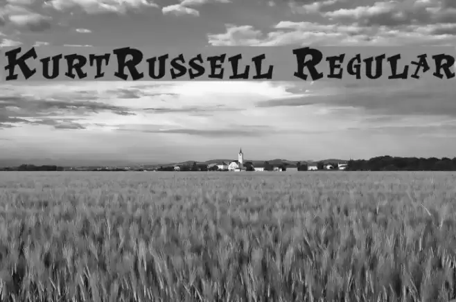 KurtRussell Regular Font examples