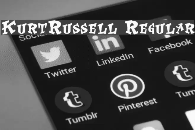 KurtRussell Regular Font examples