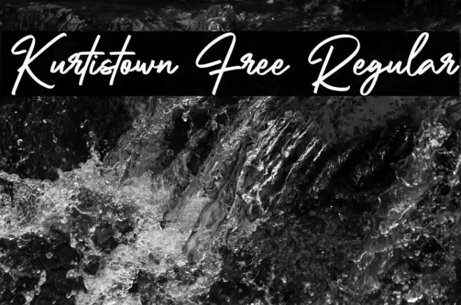 Kurtistown Free Regular Font examples