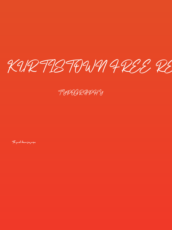 Kurtistown Free Regular Poster