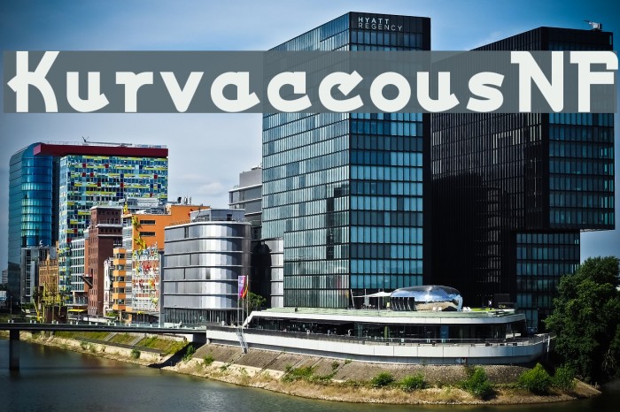KurvaceousNF Font examples
