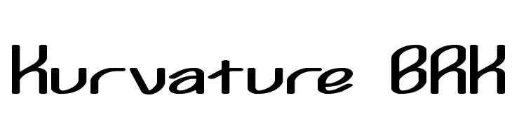Kurvature BRK  Fuentes Gratis Descargar