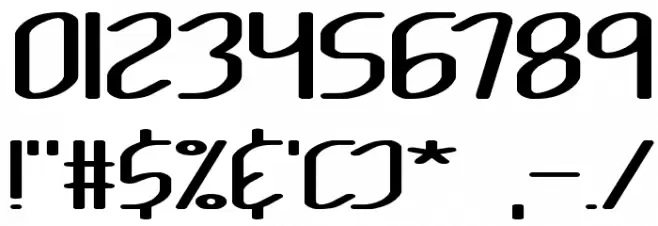 Kurvature BRK Font OTHER CHARS