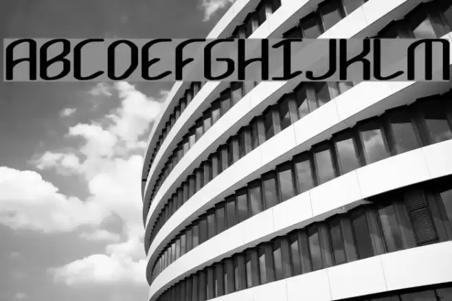 Kurvature BRK Font examples