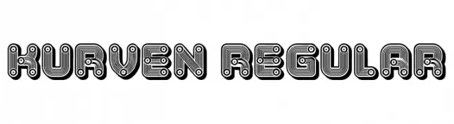 Kurven Regular  Frei Schriftart Herunterladen