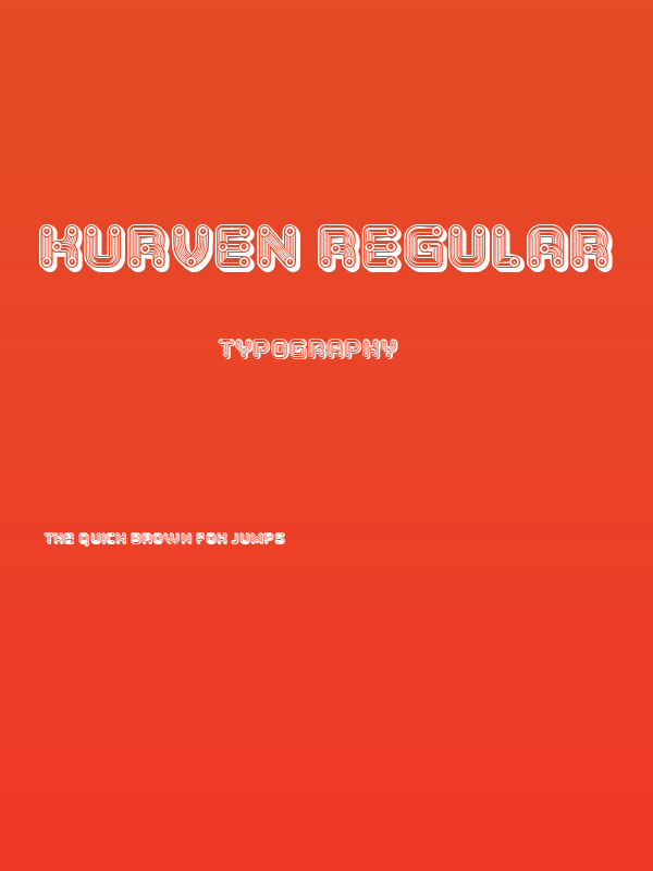 Kurven Regular Poster