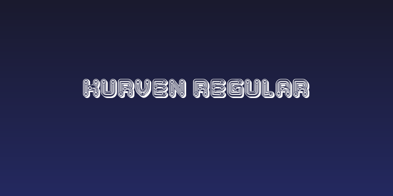 Kurven Regular Social Header