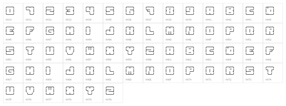 Kurvenreich-Regular Character Map