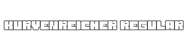 Kurvenreicher-Regular  Скачать бесплатные шрифты
