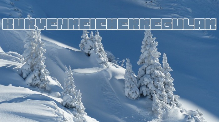 Kurvenreicher-Regular Font examples