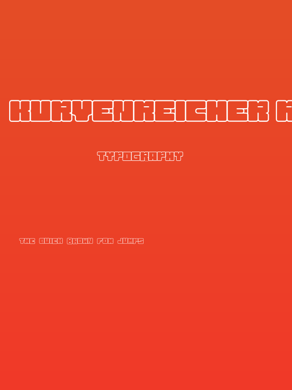 Kurvenreicher-Regular Poster