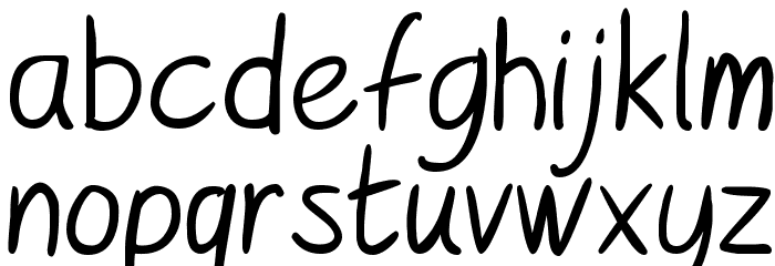 KurzetsType Regular Font LOWERCASE