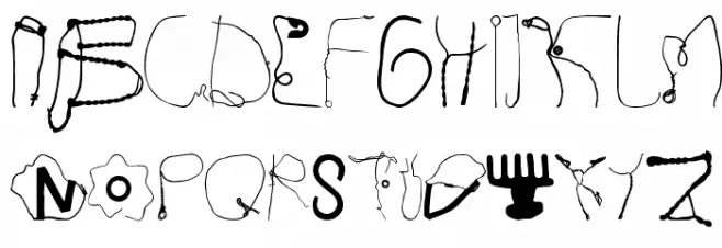 Kurzwaren Font UPPERCASE