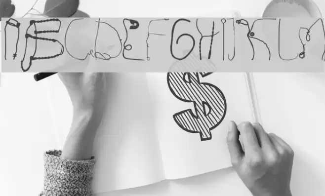 Kurzwaren Font examples