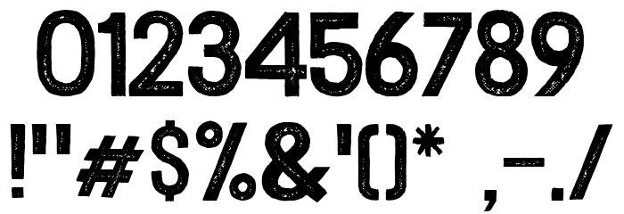 Kustom Culture Regular Font OTHER CHARS