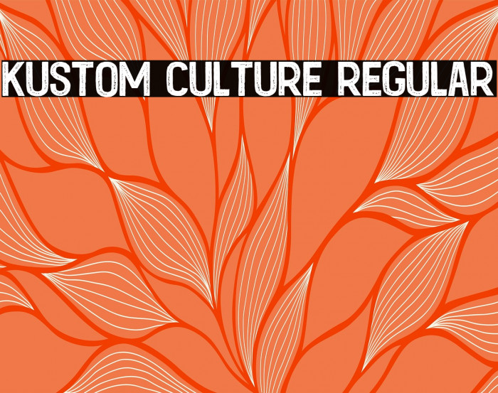 Kustom Culture Regular Example 1