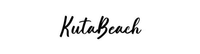 Kuta Beach Font