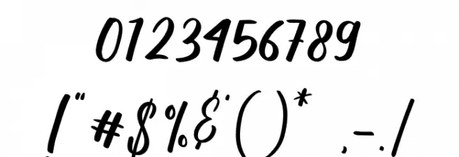 Kuta Beach Font Alte caractere