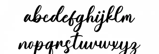 Kuta Beach Font Litere mici