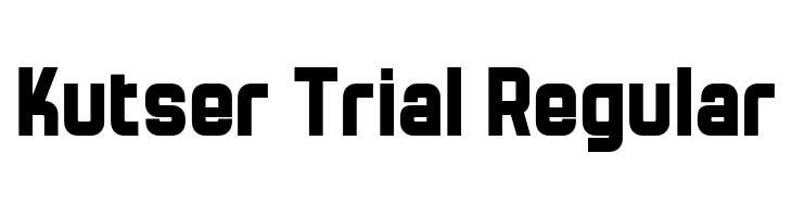 Kutser Trial Regular  font caratteri gratis