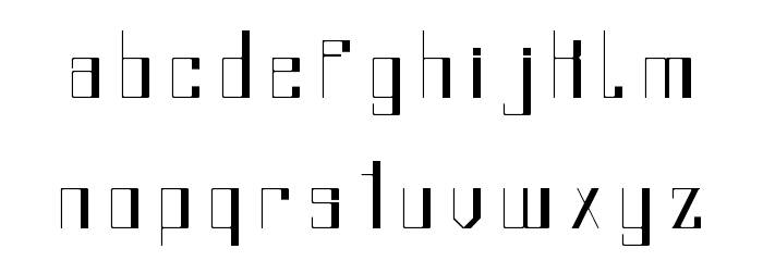 Kuudere Regular Font LOWERCASE