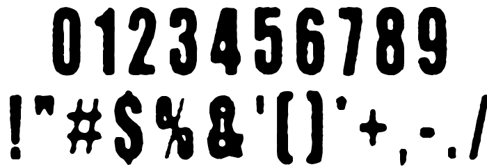 Kuumotus Font OTHER CHARS