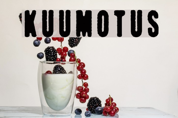 Kuumotus Font examples