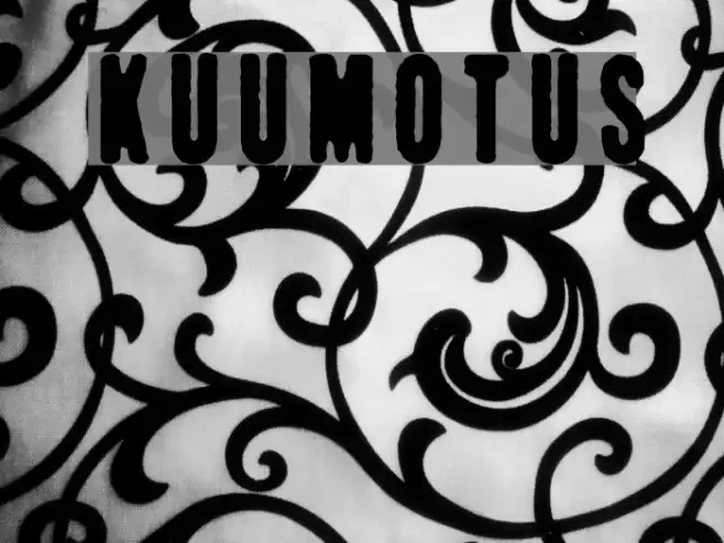 Kuumotus Font examples