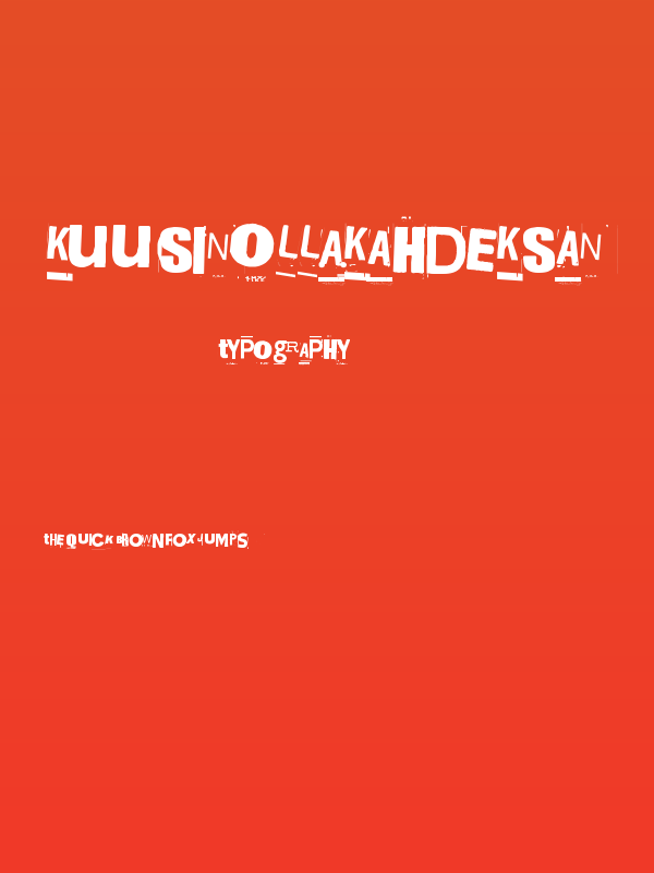 Kuusinollakahdeksan Poster
