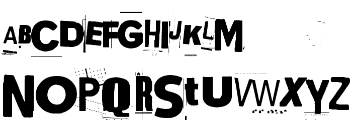 Kuusinollakahdeksan Font LOWERCASE