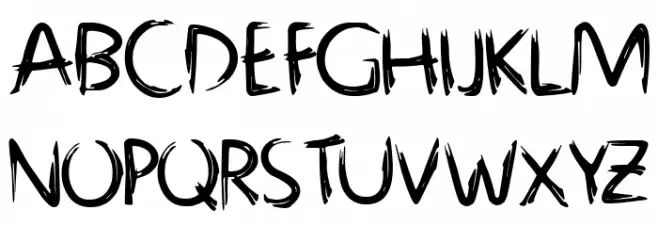 Kuwas Nggedabel Schriftart Groß