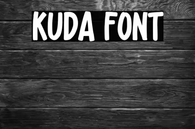 kuda Font examples