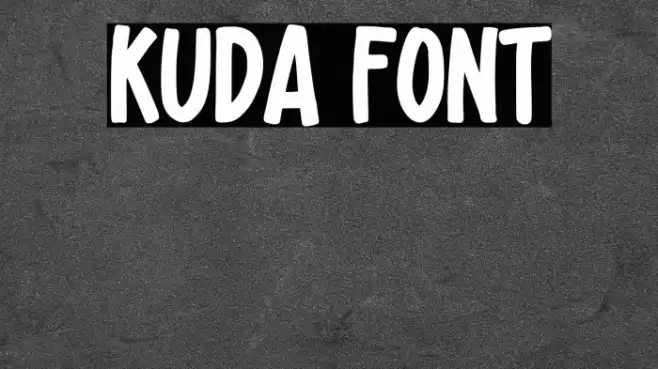 kuda Font examples